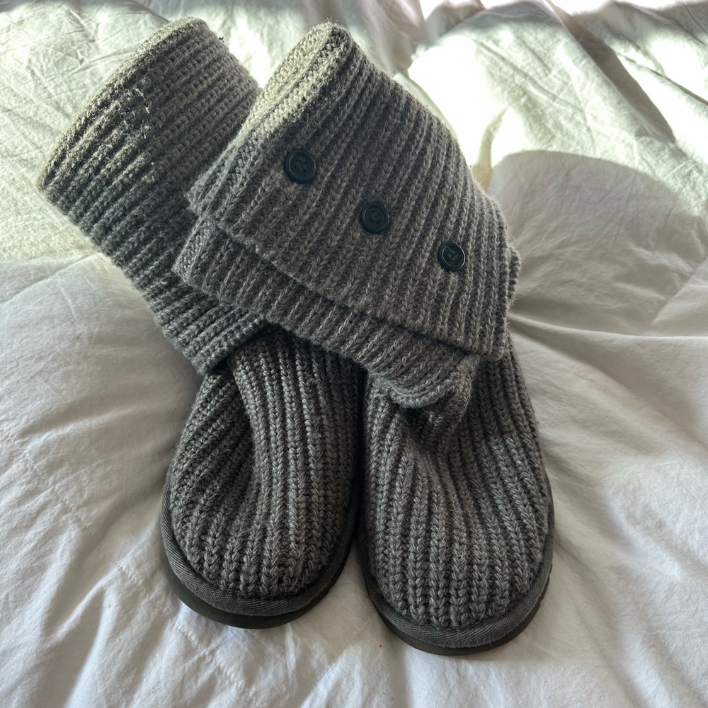 Grey UGG boots